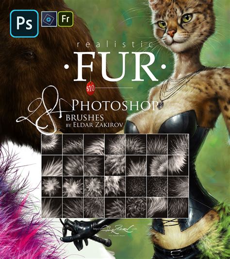 Realistic Fur Brushes For Photoshop On Behance