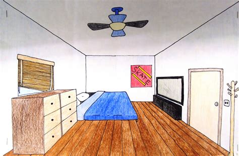 One Point Perspective Room By Brony2 On Deviantart