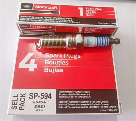 Motorcraft Sp594 Cyfs 12y Rt3 Iridium Spark Plugs Kem D Batteries