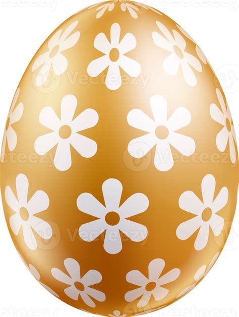 Easter Eggs Gold Color 19617507 Png