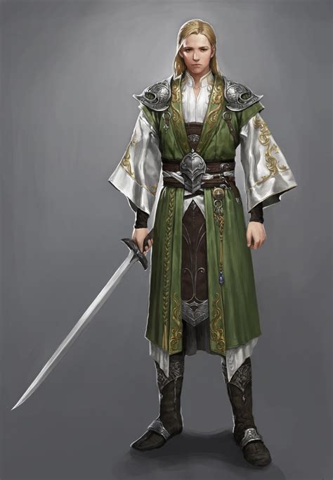 Elf Knight Jiyeon Ryu Fantasy Characters Character Character Art