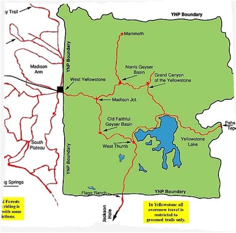 Yellowstone Park Trail Map Sexiz Pix