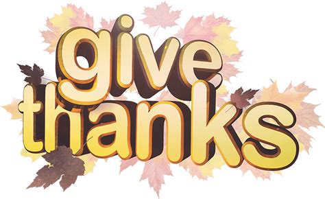 Give Thanks Png Clip Art Library