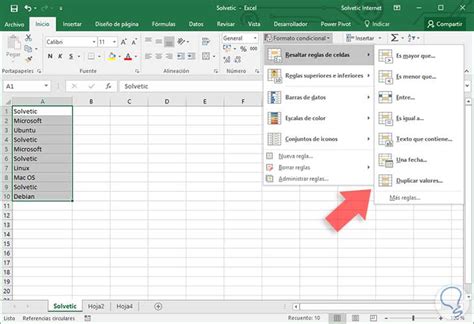 C Mo Encontrar Datos Duplicados Y Crear Autofiltro Excel Solvetic
