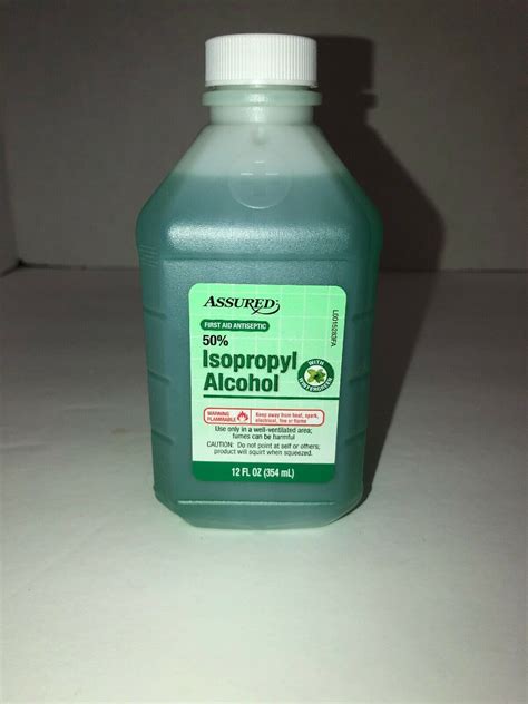 Assured Isopropyl Wintergreen Rubbing Alcohol 50 12 Fl Ozfirst Aid