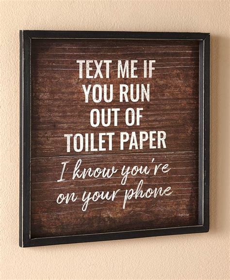 While the blueprint for your bathroom won't change based on how it's decorated. Funny Bathroom Wall Art in 2020 (With images) | Bathroom ...