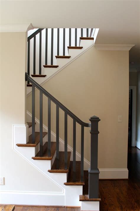 From the industrial interiors ii collection: Painted stair railings, Stair banister, Painted stairs