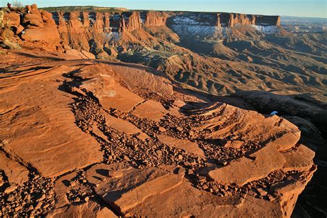 Overlooking The Island In The Sky In Canyonlands Np Photograph By Ray