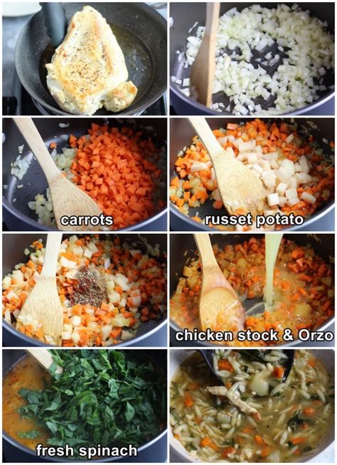 Greek Lemon Chicken Orzo Soup Recipe • Unicorns in the Kitchen