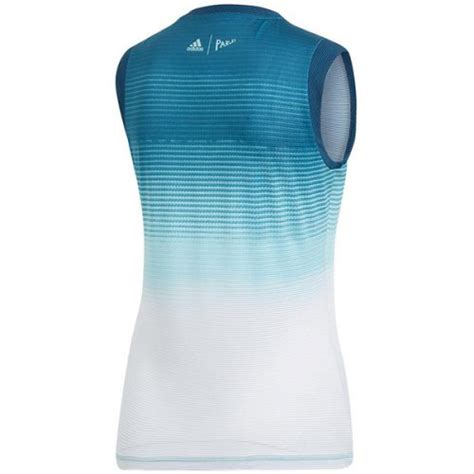 Adidas Womens Parley Tank Blue Spiritwhite Dp0268 The Tennis Shop