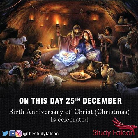On This Day 25th December Christmas Is Celebrated Study Falcon