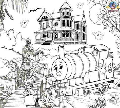 Please contact us if you think we are infringing copyright of your pictures using contact page. Free Printable Halloween Ideas Kids Activities Thomas Coloring Sheets | Train Thomas the tank ...