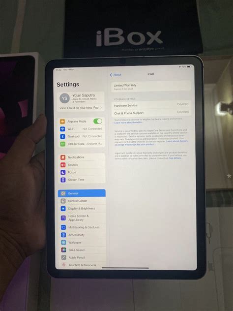 Ipad Air M Cellular Cell Resmi Ibox Garansi On Juli Fullset