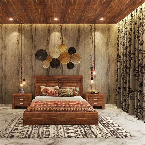 Oriental style bedroom furniture furnitureteams. Classic bedroom design. Natural wood grain texture ...