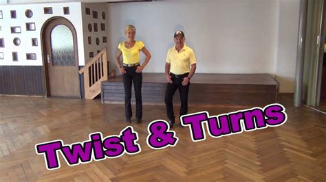 Twist And Turns Line Dance Only Teach Youtube