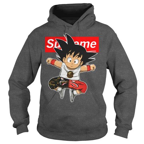 Supreme Goku Shirt Youth Tee Hoodie