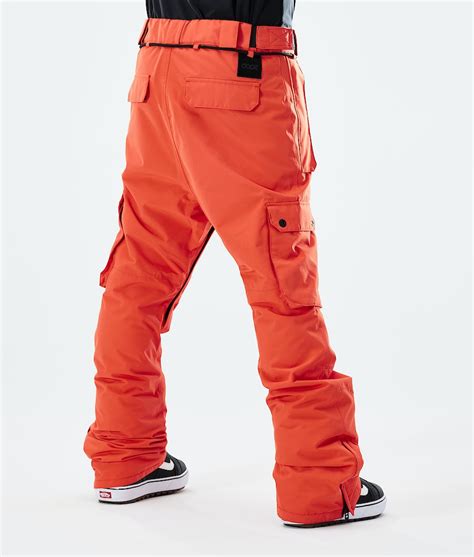 Dope Iconic 2021 Men S Snowboard Pants Orange Ridestore Uk