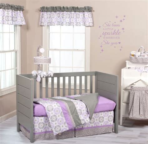 Shop for lavender crib bedding at buybuy baby. Lavender and Grey Crib Bedding Sets