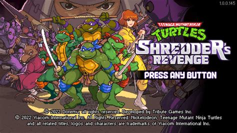 Teenage Mutant Ninja Turtles Shredders Revenge How To Recolor