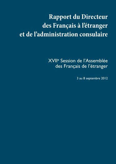 Rapport France Diplomatie Ministère Des Affaires étrangères