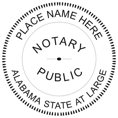 Alabama Notary Embosser - Winmark Stamp & Sign - Stamps and Signs