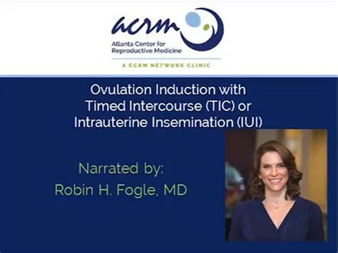 ovulation induction with timed intercourse tic or intrauterine insemination iui atlanta
