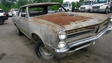 Rare 1965 Pontiac Gto Iris Mist Restoration Project To Original Factory