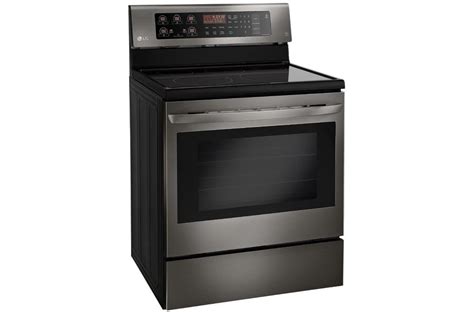 lg lre3193bd 6 3 cu ft electric single oven range with true convection and easyclean® lg