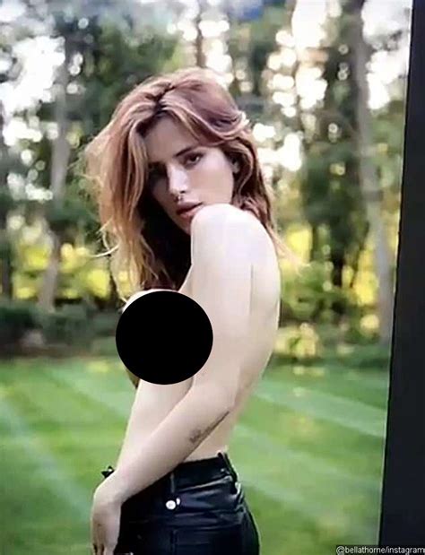 Bella Thorne Leaves Babe To Imagination In New Topless Photoshoot