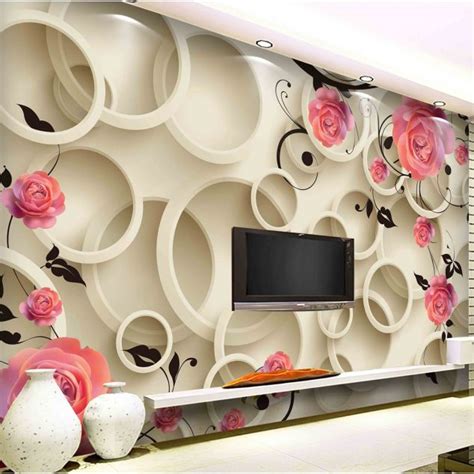 Standard home wallpaper rolls measure approximately 11 yards in length and 20.5 inches in width. 12 3D Wallpaper for TV Wall Units That Will Make a Statement
