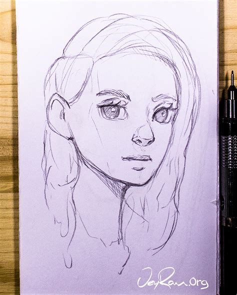 Beautiful Girl Face Sketches Jeyram Drawing Tutorials