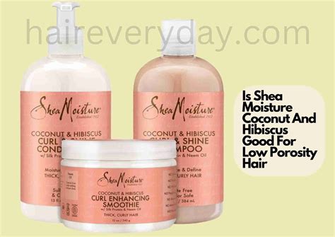 Is Shea Moisture Coconut And Hibiscus Good For Low Porosity Hair 5 Important Tips And Reviews