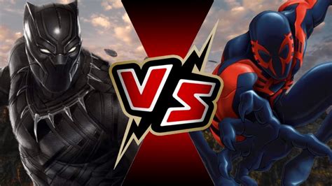 Black Panther Vs Spider Man 2099 Battle Arena Youtube