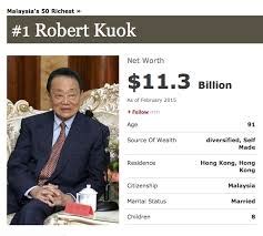 Robert kuok hock nien was born in malaysia on october 6, 1923. The successful entrepreneur - Robert Kouk: The background ...