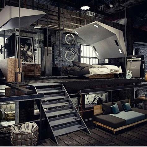 20 Masculine Men Bedroom Design Ideas Trenduhome Loft Interior