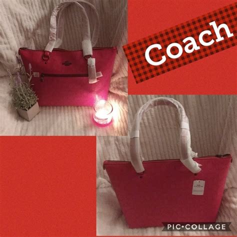 coach bags coach large tote dazzling rare red nwt poshmark