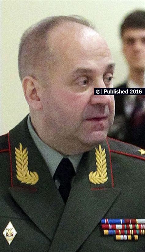 Igor D Sergun Chief Of Russian Military Intelligence Dies At 58 The New York Times