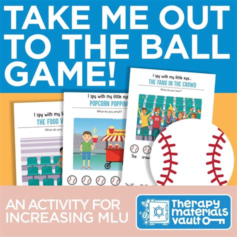 Take Me Out To The Ball Game An Activity For Increasing Mlu Tmv