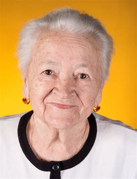 Portrait Of Old Woman Stock Photo Image Of Smile Lifestyles 40615850