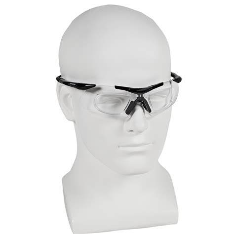 kleenguard™ v60 nemesis safety glasses with rx inserts 38503 clear anti fog lenses with black