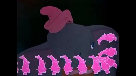Dumbo Pink Elephants Marching