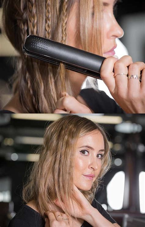 How To Curl Your Hair At Home With A Straightener Best Simple