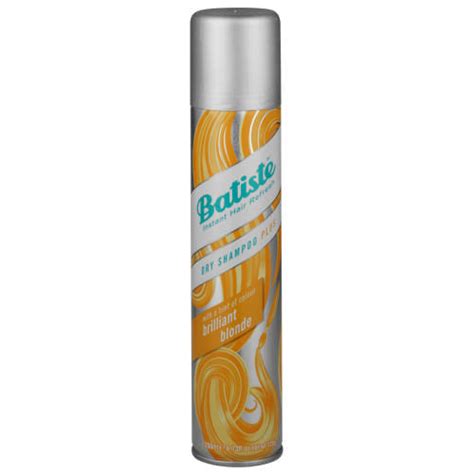 Batiste brilliant blonde is formulated with a hint of color so you can say goodbye to white residue and hello to a dry shampoo that blends seamlessly with your blonde hair. Batiste Dry Shampoo Brilliant Blonde 200ml - Clicks