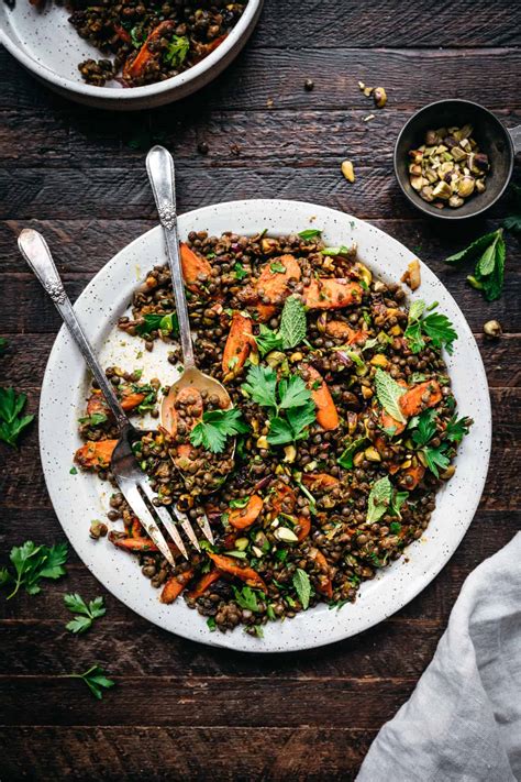 Moroccan Carrot And Lentil Salad Vegan Gf Crowded Kitchen