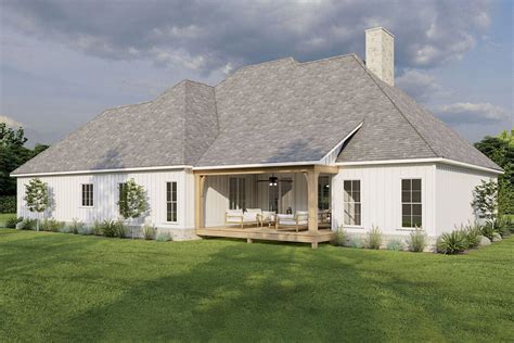 Rustic 2400 Square Foot 3 Bed Ranch Home Plan With Home Office