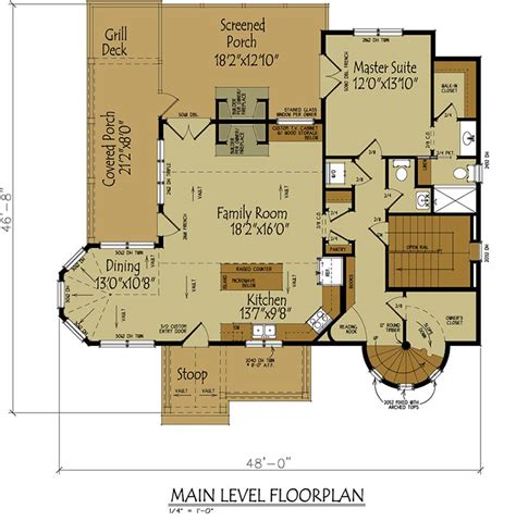 Cottage House Plans With Open Floor Plan Floorplans Click