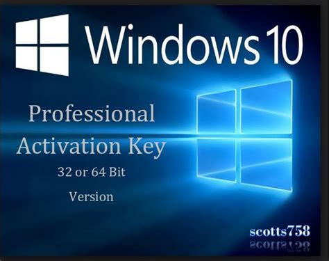 Windows 10 Professional Pro 3264 Bit Productactivation Key