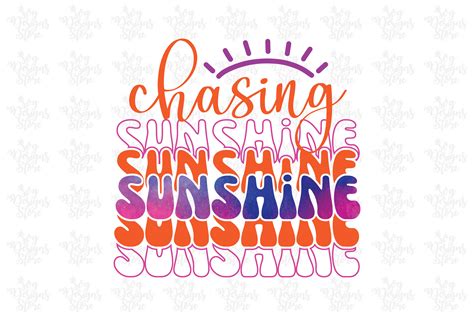 Chasing Sunshine Summer Sublimation Svg Graphic By Svgdesignsstore07