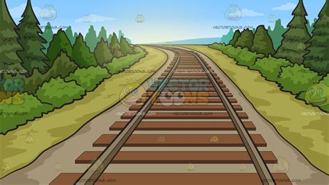 Railway Track Vector At Getdrawings Free Download