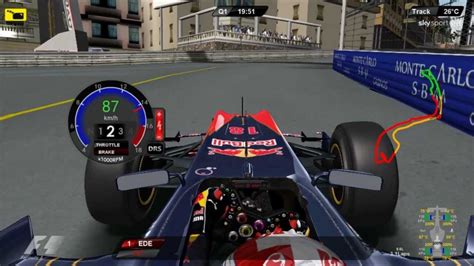 El británico, que marchaba sexto a un segundo de gasly pero fuera de la zona de drs, va a tratar de ganarle la posición al francés en la. rFactor F1 2011 Monaco Onboard DRS KERS Driver Virtual ...